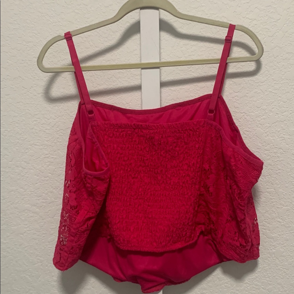 Torrid Pink Lace Corset Top Size 3X - Picture 4 of 10